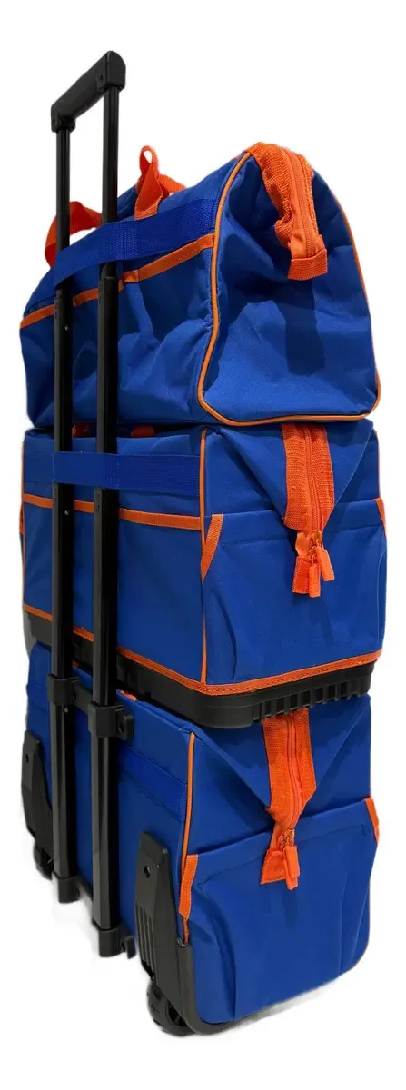 Set 3 Bolsos Porta Herramientas Apilables 19 Wtgr103 20kg Color Azul - Imagen 2