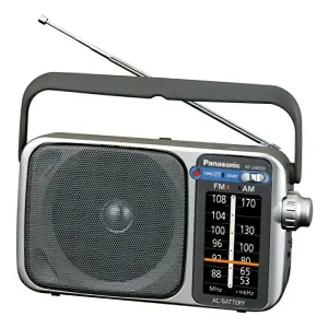 Panasonic Rf-2400 Portátil Negro Radio portátil, Am, Fm