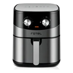 Freidora sin aceite 6l Eco Rotel 1500w color negro 72800