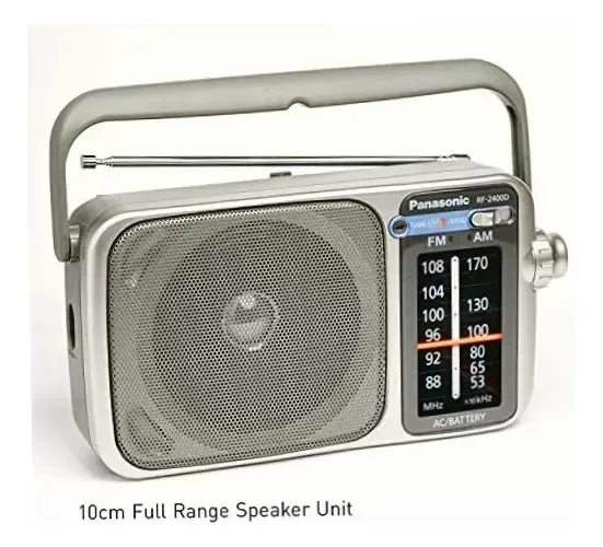 Panasonic Rf-2400 Portátil Negro Radio portátil, Am, Fm - Imagen 4