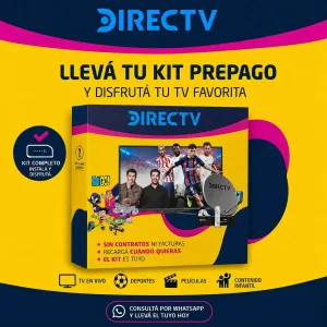 Decodificador Prepago Direct Tv Hd + Antena