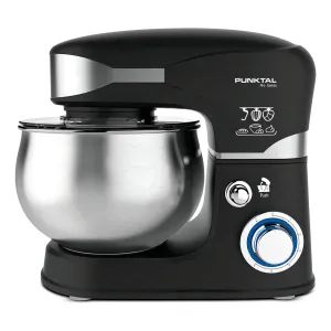 Batidora Planetaria Punktal PK-9370 1300W 5L Negra Acero 6 Velocidades