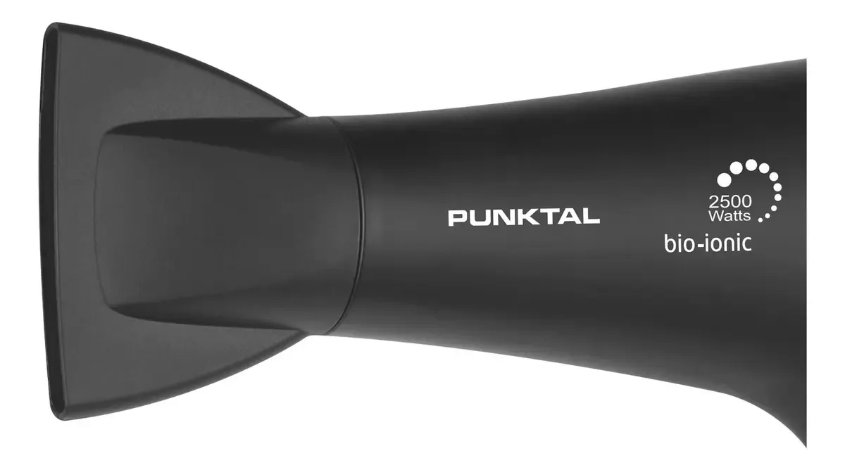 Secador De Pelo Punktal Pk-2500 Ion Con Difusor 2500w 3 Niveles De Calor 2 Velocidades Cable De 1,70 Mts - Imagen 3