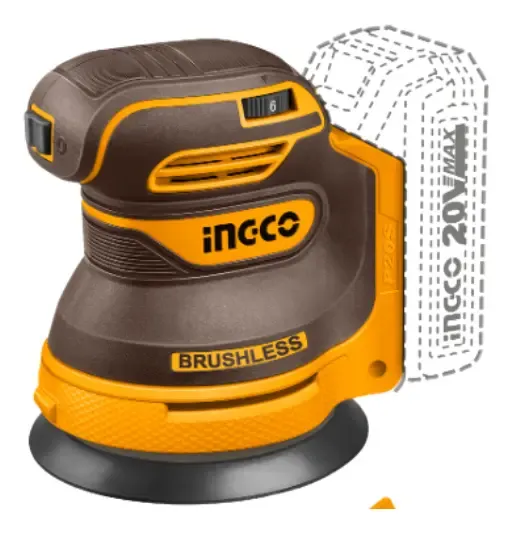 Kit Pistola Pintar + Lijadora Yeso Orbital Ingcco Cosli2502 - Imagen 4