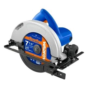Sierra Circular 7 1/4 1200w Wadfow Color Azul Frecuencia 50/60Hz