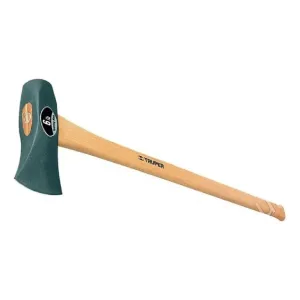 Hacha De Rajar 6lb Cabo Madera Astilla Leña Truper