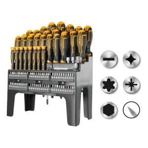 Set X 100 Destornilladores Surtidos Ingco Hksd10028