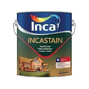 Protector Madera Inca Incastain 4L Satinado Nogal Interior Exterior