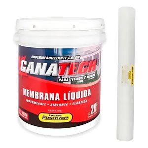 Membrana Líquida Poliuretano Canatech Penny 20L Exterior Azotea Mate
