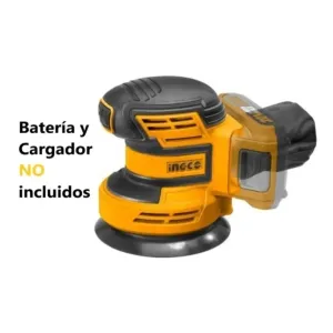 Lijadora Roto Orbital Ingco 125 Mm (5´´) Inalámbrica