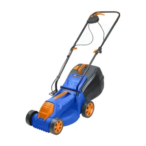 Cortadora de pasto eléctrica Wadfow WEN3201 de 1.2 kW color azul