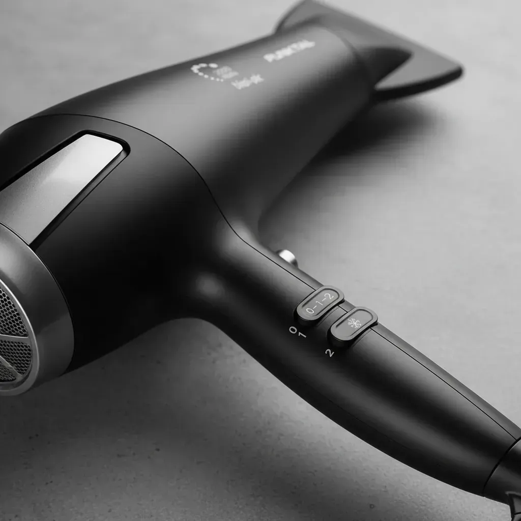 Secador De Pelo Punktal Pk-2500 Ion Con Difusor 2500w 3 Niveles De Calor 2 Velocidades Cable De 1,70 Mts - Imagen 8