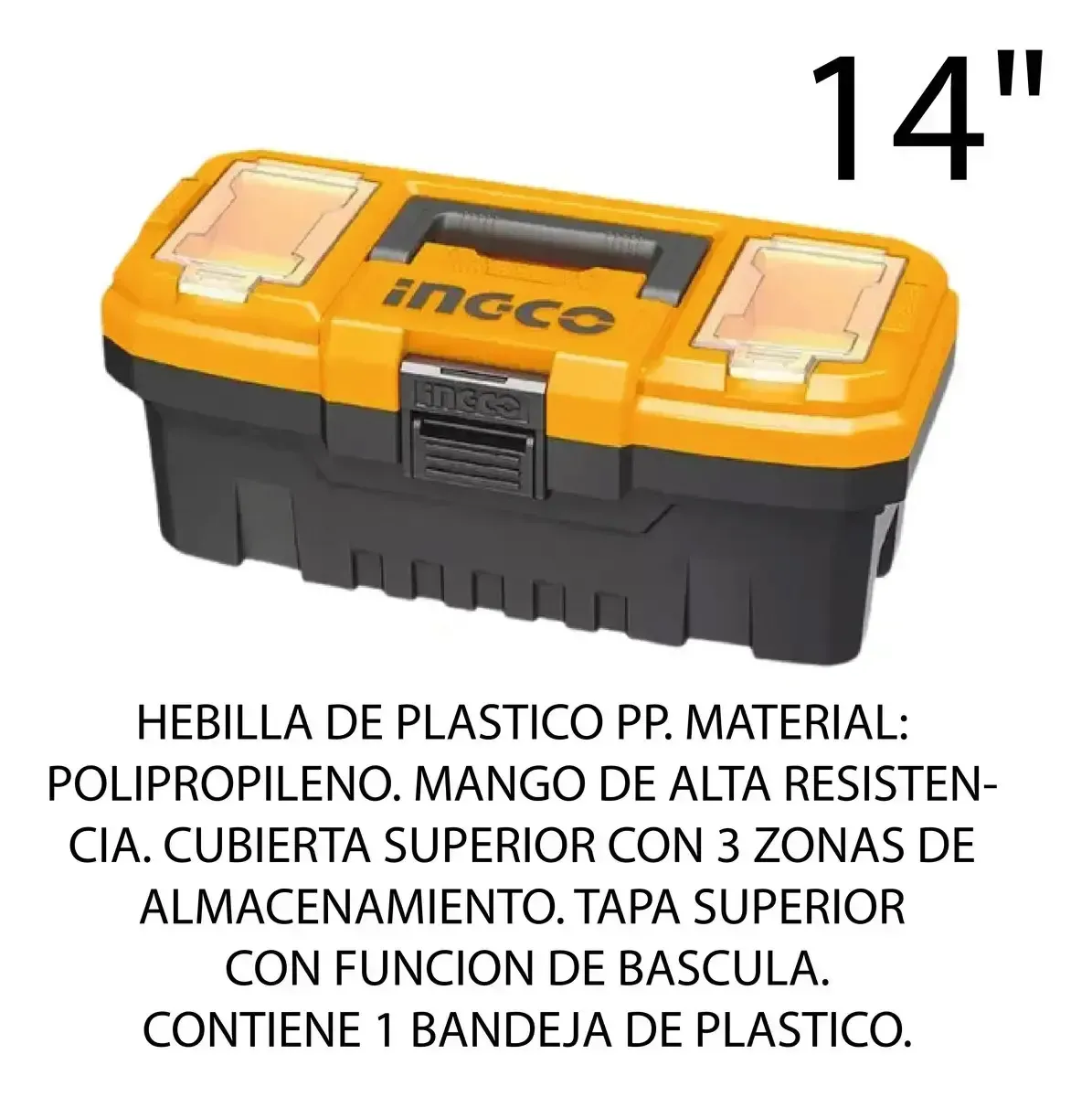 Ingco Pbxk0301 kit 3 cajas herram 14 17 20 broche plastico color anaranjado - Imagen 4
