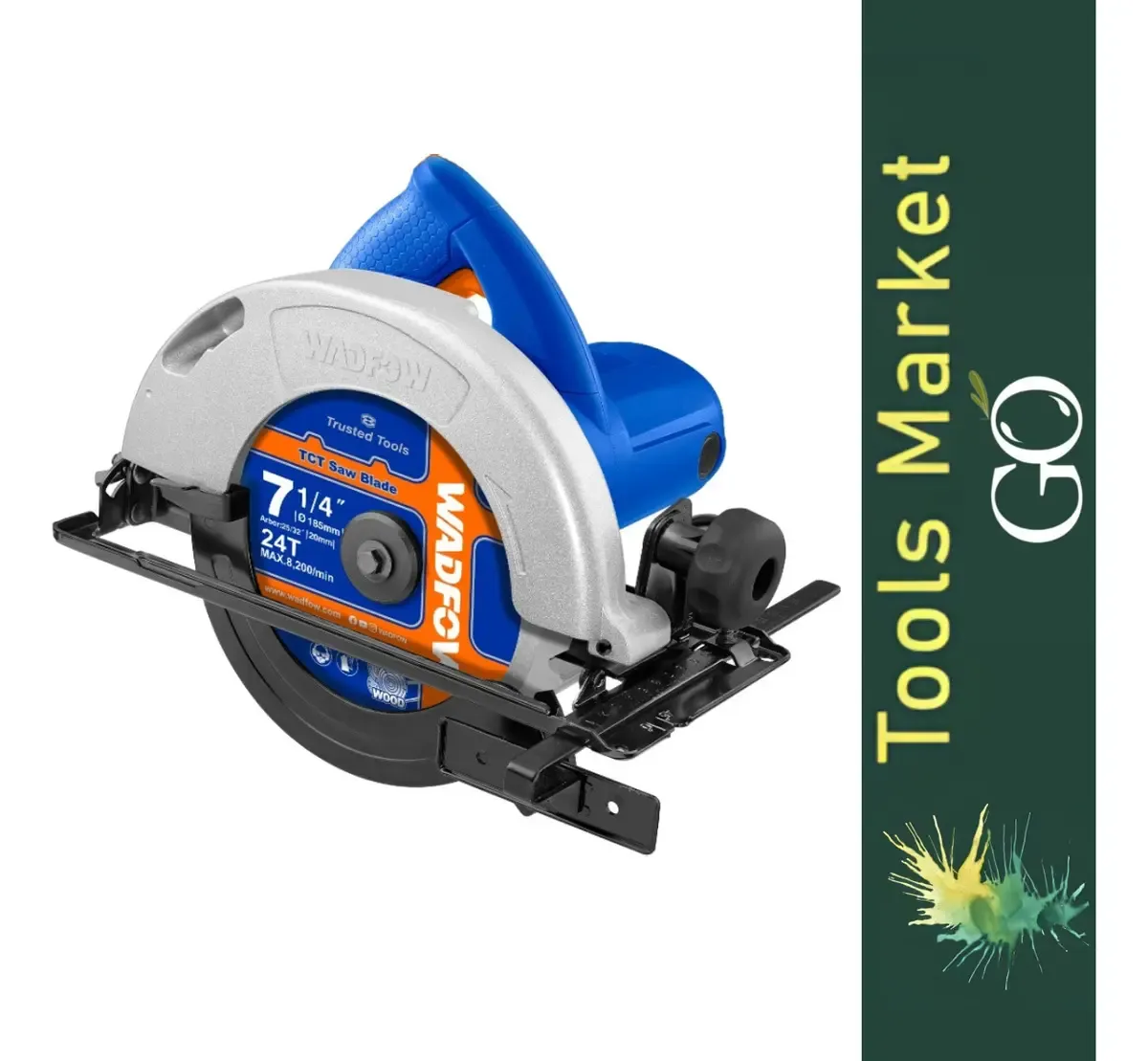 Sierra Circular 7 1/4 1200w Wadfow Color Azul Frecuencia 50/60Hz - Imagen 2