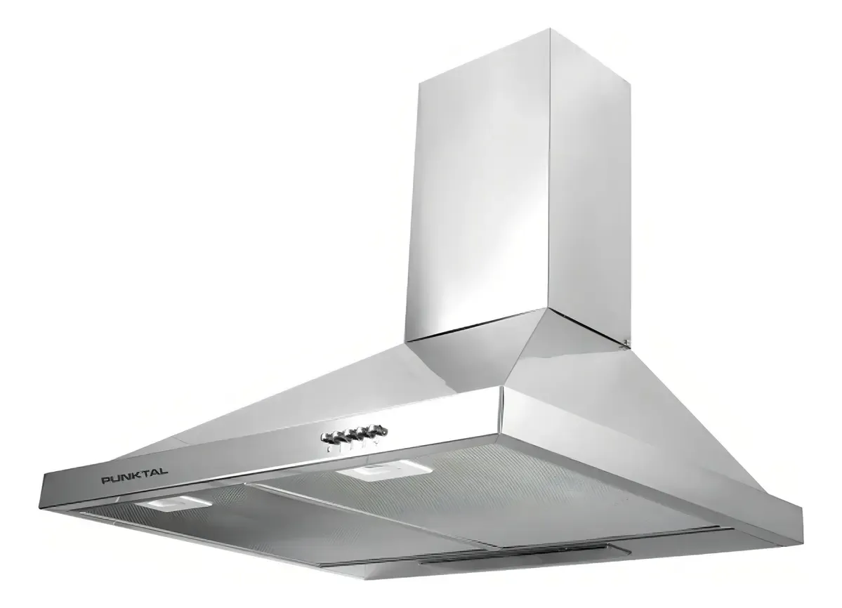 Campana Extractora Punktal Acero Inoxidable Con Luz LED