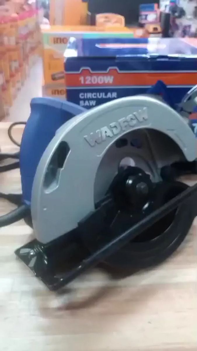 Sierra Circular 7 1/4 1200w Wadfow Color Azul Frecuencia 50/60Hz - Imagen 3
