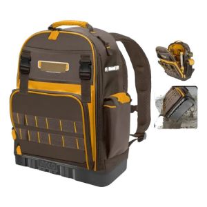 Mochila De Herramientas 380x200x505mm Ingco Hbp0328 Marrón Oscuro