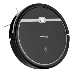 Aspiradora Robot Punktal Trapeadora Vuelve A La Base Color Negro