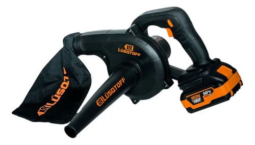 Sopladora Inalambrica Lusqtoff 2 Baterias Black Series Color Negro - Imagen 6