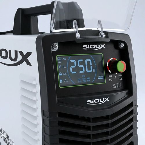 Soldadora Inverter 250 Amps Consumo Optimizado Clase 1 Sioux Blanco - Imagen 3