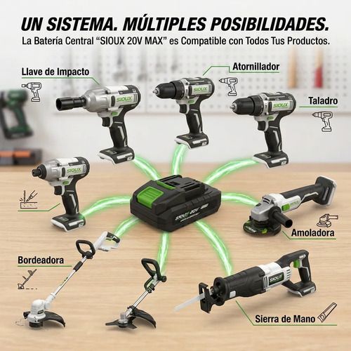 Batería Litio Ion High Tech 20v 8 Ah Super Compatible - Mara - Imagen 3