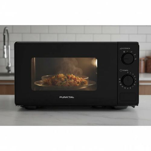 Microondas 20 Litros Manual Punktal Pk-2029m - Negro - Imagen 3