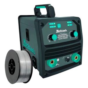 Soldadora Inverter Mig Electrodo Worktools 140amp G P Color Gris Oscuro