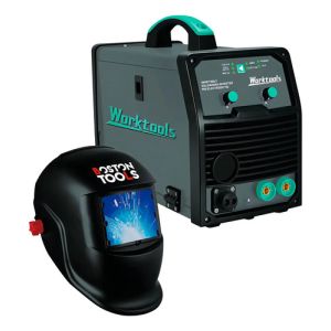 Soldadora Inverter Mig Tig Electrodo Work Tools Con Función Gas Gris Oscuro