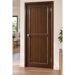 Puerta De Pvc Con Pomo 0,75 M X 2 M Marrón