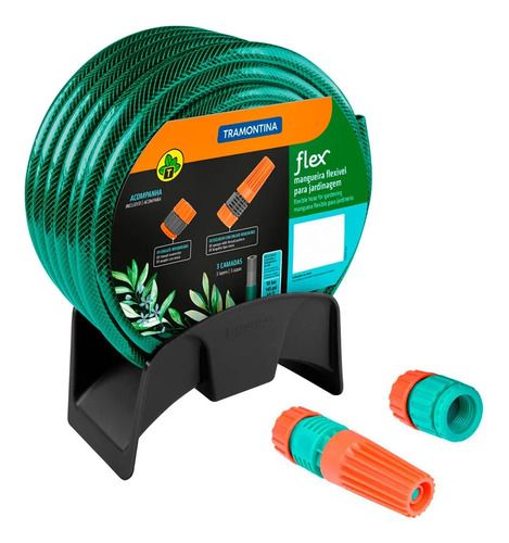 Bordeadora Electrica Tramontina 1500w +kit De Manguera Riego Naranja - Imagen 5