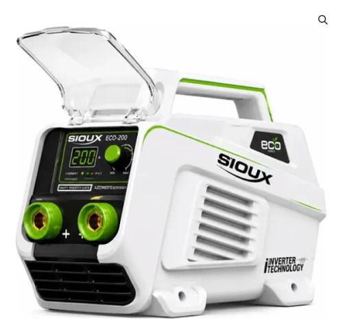 Soldadora Inverter 200 Amp. Electrodo 4.0mm Peso 4.5kg Sioux Blanco - Imagen 6