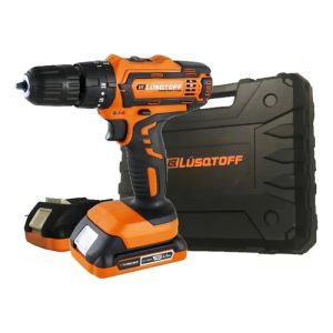 Taladro Percutor Atornillador Inalámbrico Lüsqtoff Atl18-8b 18v 2 Bat Color Naranja