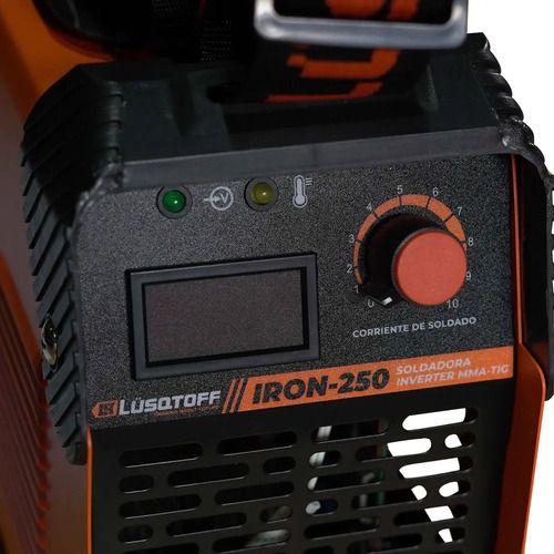 Soldadora Inverter Mma Inversor 180a Anti Stick Lusqtoff Color Naranja Frecuencia 50 Hz/60 Hz Naranja/negro - Imagen 10
