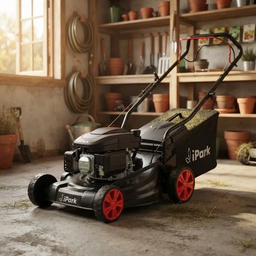 Cortadora Césped A Nafta 4,0hp Con Recol 390mm Ipark - Mara Negro - Imagen 6