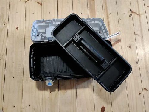 Caja De Herramientas Kistenberg Asa De Aluminio Kopa6030sm-4c De Plástico Negro - Imagen 4