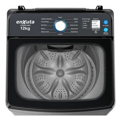 Lavarropas Carga Frontal Inverter Enxuta 7kg Gris Oscuro - Imagen 3