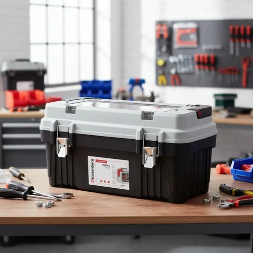 Caja De Herramientas Kistenberg Asa De Aluminio Kopa6030sm-4c De Plástico Negro - Imagen 10