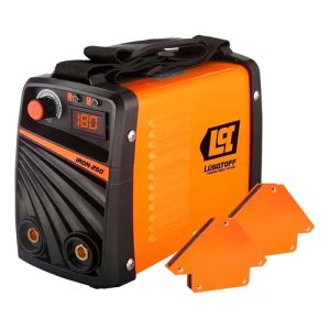 Soldadora Inverter Mma Inversor 180a Anti Stick Lusqtoff Color Naranja Frecuencia 50 Hz/60 Hz Naranja/negro