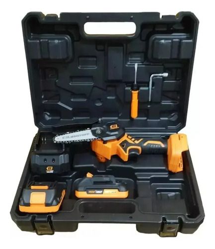 Motosierra Eléctrica A Batería Lüsqtoff Mml40-9bk De 24w Color Negro/naranja 18 V - Imagen 2