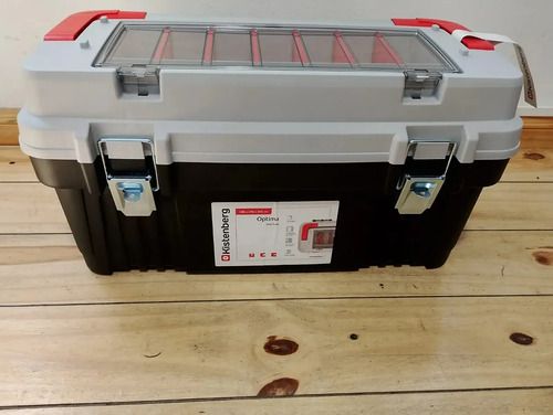 Caja De Herramientas Kistenberg Asa De Aluminio Kopa6030sm-4c De Plástico Negro - Imagen 2