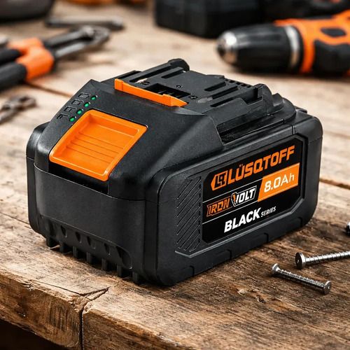Bateria Lusqtoff 18v 8 Amp Iron Volt - Imagen 2