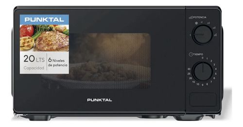Microondas 20 Litros Manual Punktal Pk-2029m - Negro
