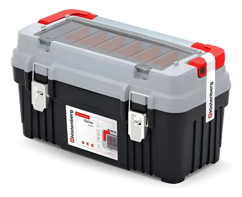 Caja De Herramientas Kistenberg Asa De Aluminio Kopa6030sm-4c De Plástico Negro