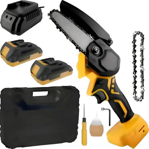 Motosierra Eléctrica A Batería Lüsqtoff Mml40-9bk De 24w Color Negro/naranja 18 V - Imagen 4