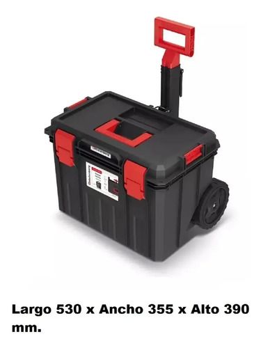 Caja De Herramientas Con Carro Kistenberg (alemania) 3piezas Rojo - Imagen 3