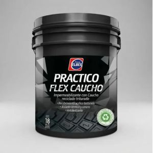 Membrana Líquida Elbex 18 Kg Con Goma De Caucho Exterior Terracota Semi Mate