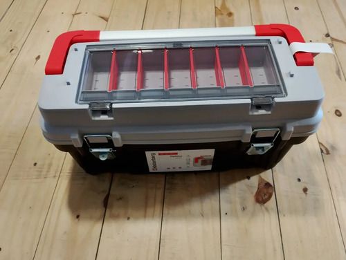 Caja De Herramientas Kistenberg Asa De Aluminio Kopa6030sm-4c De Plástico Negro - Imagen 6