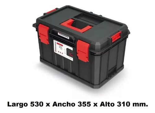 Caja De Herramientas Con Carro Kistenberg (alemania) 3piezas Rojo - Imagen 4