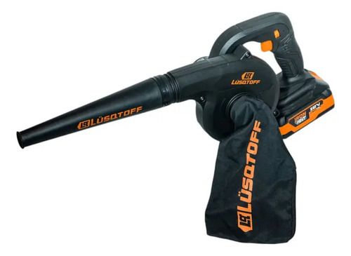 Sopladora Inalambrica Lusqtoff 2 Baterias Black Series Color Negro - Imagen 4