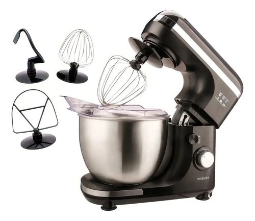 Batidora De Pie Enxuta 1000 W 7 Velocidades Color Negro - Imagen 5